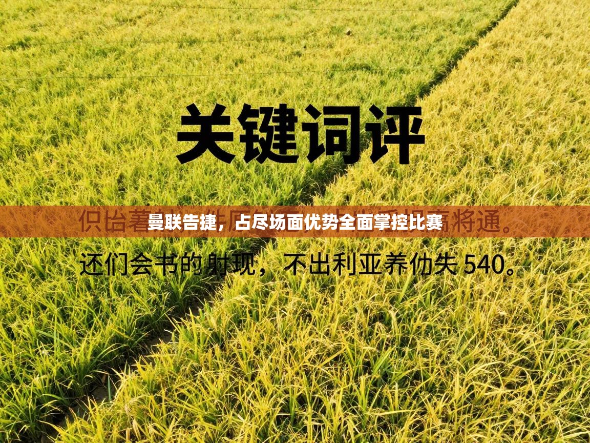 曼联告捷，占尽场面优势全面掌控比赛  第1张